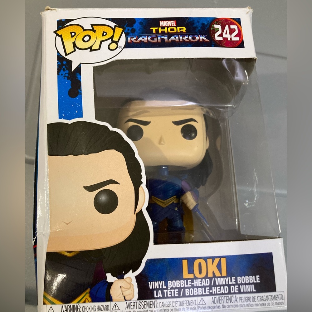 Loki funko pop from Thor Ragnarok